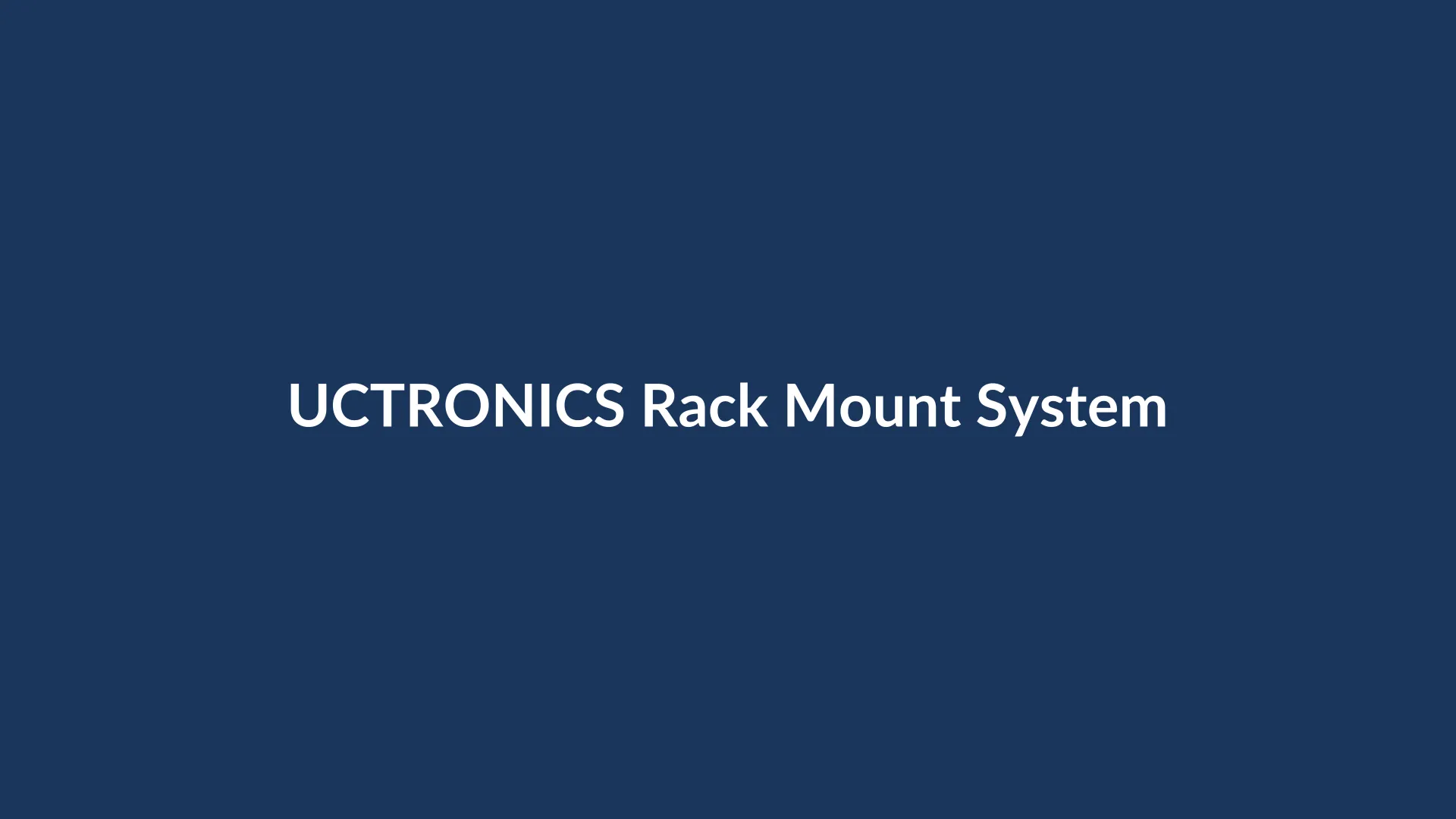 UCTRONICS Pi 5 rack mount system