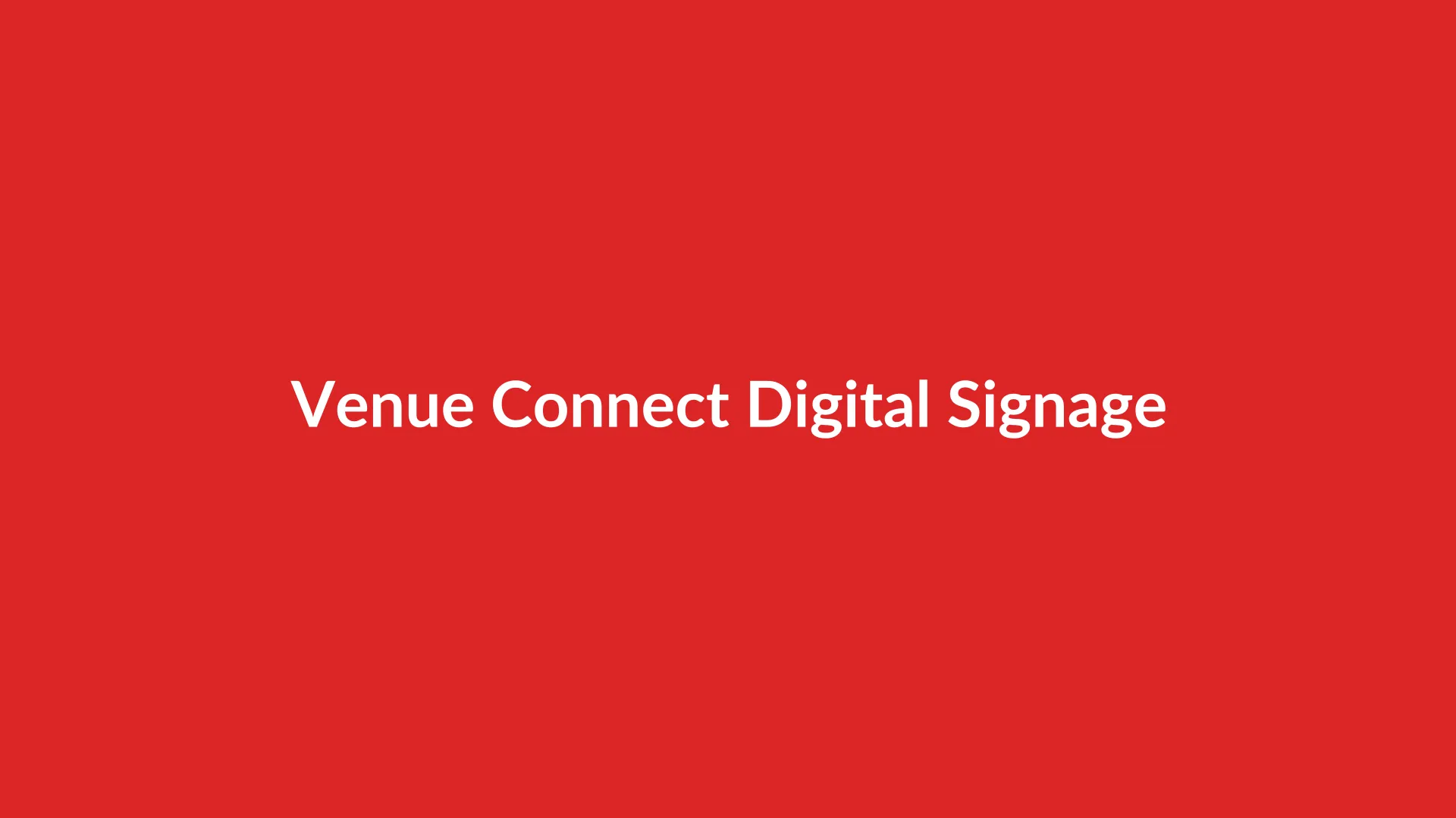 Building Venue Connect: Raspberry Pi Digital Advertising System